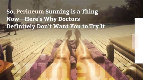 Perineum Sunning: Everything You Need to Know 